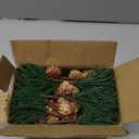 Geefuun 24Pieces Christmas Artificial Pine Needle/Pick Decorations 1 Pack Jute Twine Rope - Xmas Party Gift Wrapping Decor Wreaths Arrangement Tree Ornaments Wedding Supplies