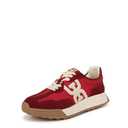 Sam Edelman Women's Langley Sneaker Deep Scarlet 10 Medium