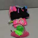 AOTHSO 18 Pieces 80s Outfit for Kids Girls 80s Costume Accessories Set Halloween Cosplay 1980s Party (Small, Iridescence)