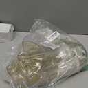 Rotating Makeup Organizer for Vanity with Brush Holder, Cosmetic Makeup Storage Organizer, Large Spinning Makeup Skincare Organizer, Countertop Makeup Perfume, Lotions Display Case (Transparent Gold)