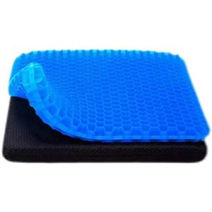 Upgraded Gel Cushion: Oversized, Thickened Honeycomb-Pattemed Silicone Pregnancy Chair Pad forOffice, Classroom, and Car Seating