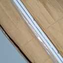 2PCS Shower Curtain Rod No Drilling, Spring Tension Rod, 47-78 Inch, 1/2 Inch Diameter, Rubber Cap on Either End, White, Iron