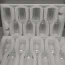 6Oz Champagne Glasses Set of 16 Tall Classic Champagne Flutes with Long Stem, Dishwasher Safe, Sparkling Wine Glasses for Wedding, Restaurant, Bar, Toasting, New Year's Eve, 185ML
