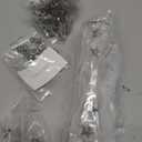 Y2K Accessories Set Y2k Star Sunglasses Silver Necklace Earrings Hair Clips Gothic Punk Style