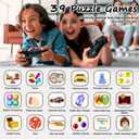 Kids Smart Watch Boys, Kids Smart Game Watch with 39 Games HD Touch Screen Video Camera Music Player Pedometer Flashlight Alarm Clock 12/24 hr Kid Watches for Boy Gifts for 5-12 Year Olds Boy Girl