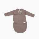 embe Baby Eczema Sleep Aid Sleeper Sack for Babie | Swaddle With Fold Over Mittens Attached | No Scratch Sleeves Baby (Cocoa)
