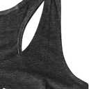 Graphic Tees for Women Summer Tank Tops Vacation Outfits for Women Country Concert Tops Summer Racer Back Tank Tops (Gray, L)