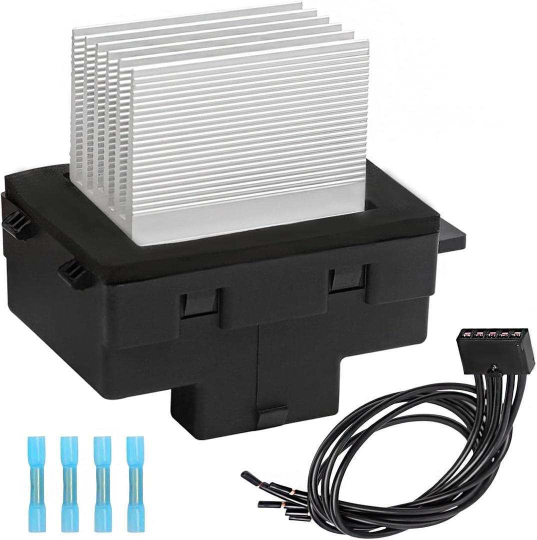 HVAC Fan Blower Motor Resistor Compatible with Ford Lincoln Mercury Vehicle Fusion 2010-2012, MKZ 2010-2012, Milan 2010-2011 Replaces# 973-057, 6E5Z19E624AA, 8E5Z19E624A, 8E5Z-19E-624A