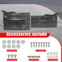 Front Skid Plate Compatible with Tesla Model 3 2017-2025 & 2020-2025 Tesla Model Y Under Engine Guard Cover Splash Shield Cover Chassis with Install Accessories