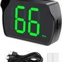 GUGUMO GPS Digital Speedometer for Car MPH, Golf Cart Universal HUD Speed Meter, Head Up Display Car Accessories with LED Large Font, Plug and Play for Car Truck Motor SUV All Vehicles