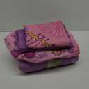 Disney 4 Piece Minnie's Fluttery Friends Toddler Bedding Set, Lavender