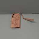 Designed for Samsung Galaxy S25 FE 5G Case Wallet,Women Flip Folio Cover with Embossed PU Leather Stand Credit Card Holders Slots Wrist Strap Phone Case for Samsung S25 FE (Rose Gold Butterfly)