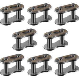 8pcs 520 Chain Master Link Replacement Heavy Duty Chain Connector Links for Motorcycle Dirt Bike 50cc 70cc 90cc 110cc 125cc ATV Quad