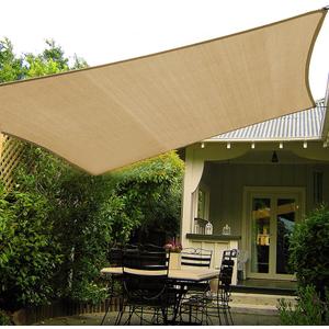 Shade&Beyond 10'x10' Sun Shade Sails Curved Canopy Square Sand 185GSM Shade Sail Permeable for Patio Deck Yard Backyard