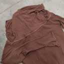 BORIFLORS Women's Elegant Off The Shoulder Bodycon Long Sleeve Maxi Dress Mesh Cocktail Party Wedding Guest Formal Dresses, Coffee,  Size L