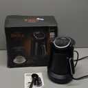 Arzum Okka Minio Automatic Turkish/ Greek Coffee Machine, USA 120V Ul, black/ Silver, 4 Cups