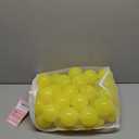 2.75 Inch Big Ball Pit Balls - Crush Proof Plastic Balls for Ball Pit Pack of 50pcs Set for Toddlers Ball Pool Playtent Tunnels with Reusable Storage Bag (Yellow)