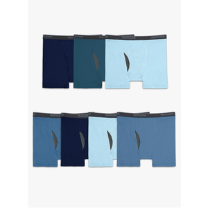 Fruit of the Loom Men's Coolzone Boxer Briefs, Moisture Wicking & Breathable, Assorted Color Multipacks, Size:L