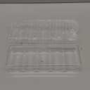 SENENQU 10 Pack Clear Acrylic Poker Chip Rack with Lids, Casino Poker Chip Tray Rack Chip Storage Display Case for Texas Hold'em, Blackjack, 100 Chips Each