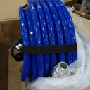 Heated Water Hose for RV 50ft, Heated Drinking Water Hose with Energy-Saving Thermostat, Freeze Protection Down to 40F, Lead-Free BPA-Free, Includes Adapter for Camper and Garden Use (With Temperature Switch)