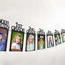Graduation Decorations Class of 2026 Graduation Photo Banner 5x7 K-12 Grad Party Photo Display for Senior 2026 Decorations Picture Banner for High School 5th 8th Grad Party Supplies SP002