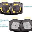 InvoSpa Shiatsu Massager with Heat - Deep Tissue Kneading Pillow for Neck, Shoulders, and Back - Electric Full Body Massage