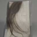 Clip In Baby Hair Air Bang Natural Human Hair Side Bangs Invisible Edge Replacement Fringe Forehead Hairline For Women Glueless Hair Extensions (Dark Brown, Lace 13x5 cm)