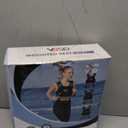 VBSD Adjustable Weighted Vest for Women Men 4-10lb/11-20lb/20-32lb Vest with 6 Ironsand Weights Body Weight Vest with Reflective Strip for Running Walking Strength Training Workouts (Black)