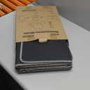 35" x 30" Cat Litter Mats (2-Pack) - Ultra-Large Litter Box Mats with Double Layers, Urine-Proof and Non-Slip Litter Trapping Mats, Easy to Clean Kitty Litter Mats for Floor, Scatter Control, Grey