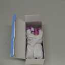 QUMY Dog Shoes for Large Dogs, Medium Dog Boots & Paw Protectors for Winter Snowy Day, Summer Hot Pavement, Water-Resistant in Rainy Weather, Outdoor Walking, Indoor Hardfloors Skid-Resistant Sole (Size 6: 2.6''x3.0''(W*L) (Pack of 4))