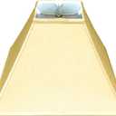 Royal Designs Square Sharp Corner Basic Lamp Shade, Antique Gold, 6 x 16 x 12.5