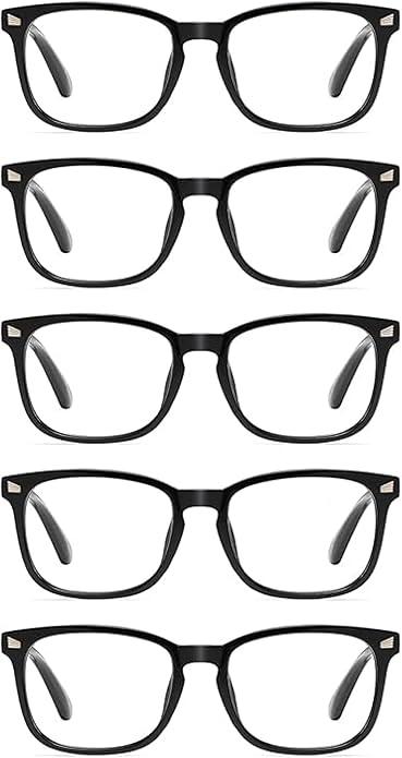 CCVOO Mix & Match Reading Glasses for Women - Lightweight, Comfortable Fit, Clear Vision - Blue Light Blocking, +4.00 CCVOO Mix & Match Reading Glasses for Women - Lightweight, Comfortable Fit, Clear Vision - Blue Light Blocking, +4.00