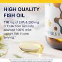 Metagenics OmegaGenics EPA-DHA 1000 mg - High Potency Omega-3 Fish Oil Supplement for Heart, Brain & Joint Health* - Sustainably Sourced - 60 Softgels