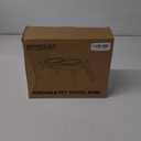 Raised Dog Bowl Elevated Bowls for Large or Medium Pet SIMMOUDE Double Food and Water Bowls with Stand 3 Adjustable Heights Collapsible Feeding Table Portable Outdoor Travel Hiking (Grey)