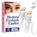 1PCS Heated Eyelash Curler (White)