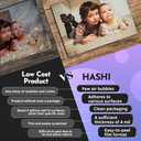 HA SHI (100 Sheets) Self Adhesive Laminating Sheets, Cold Laminate, self Seal, Plastic Paper, 8.7 x 12.2 Inch