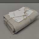ATLINIA 100% Linen Pillowcases Set of 2, King Size 20" x 36" Pillow Case, Linen Pillow Sham (Natural)