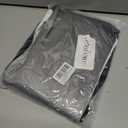 GOKATOSAU Women's Sexy Bodycon Short Sleeve Slit Ruched Summer Club Party Midi Dress Gradient White (Gray, M)