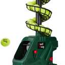 Furlihong 3819BH Portable Tennis Ball Machine 5 Adjustable Angles, 2 Power Levels, 4 Serve Intervals, Up to 30 MPH, for All Skill Levels Training