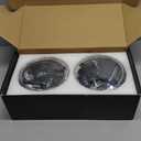 UNI-SHINE 2PCS 7-Inch LED Headlights - DOT Approved, Hi/Lo Beam, Compatible with Jeep Wrangler, Chevy, and Miata - Plug and Play