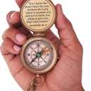 Confirmation Gifts for Teenage Boys, Baptism Gift for Boys, First Communion Gift, Inspirational Gods Compass.
