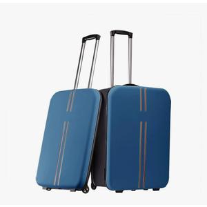 1 Pack Collapsible Carry On Luggage Robust and Durable Suitcases with Wheels Travel Suitcase for 20 Inch Blue