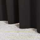 NICETOWN Bedroom Blackout Curtains and Drapes - Energy Smart Thermal Insulated Solid Grommet Blackout Draperies for Living Room (2 Panels, 52 inches x 84 inches, Toffee Brown)