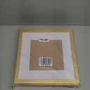 KINLINK 8x10 Picture Frame Gold Set of 4, Wooden Photo Frames Matted 5x7 with Plexiglass for 5x7 with Mat or 8x10 without Mat for Table and Wall Display