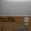 For Jeep Compass Floor Mats 2025 2024 2023 2022 2021 2020 2019 2018 2017, Full Set All Weather Cargo Liners Trunk with Backrest Mat Car Rubber Interior Accessories 2017-2025 Black