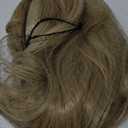H&Bwig Blonde Beehive Wig With Bangs 50's Flip Wig For Women 60s 70s Party Costume Cosplay Halloween(Blonde Highlight)