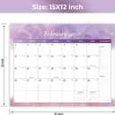 2 x 2026 Calendar -, Magnetic Calendar for Refrigerator Fridge Calendars Runs from January 2026 to June 2027, Colorful Monthly Organizer for Home & Office, 15"x12" (White)