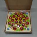 Nene Toys Ladybugs Garden Memory Game  Wooden Matching Games for Toddlers 3-5  Travel Toy for Boys Girls, Road Trip Essentials for Toddler, Airplane, Car - Ideal Christmas, Birthday Gifts