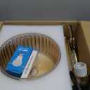 Glass Floor Lamp for Living Room,Bedroom,Gold Dimmable Standing Lamp with Remote,Mid Century Modern Brass Tall Lamp Boho Vintage Retro Floor Lamps Arc Amber Flower Floor Light Lamp Bohemian