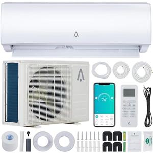 dainslef 18000 Btu Mini Split Air Conditioner, 23 SEER2 Mini Split AC/Heating System, Inverter Ductless Air Conditioner w/Wifi, 230V Mini Splits Heating and Cooling up to 1250 Sq. Ft